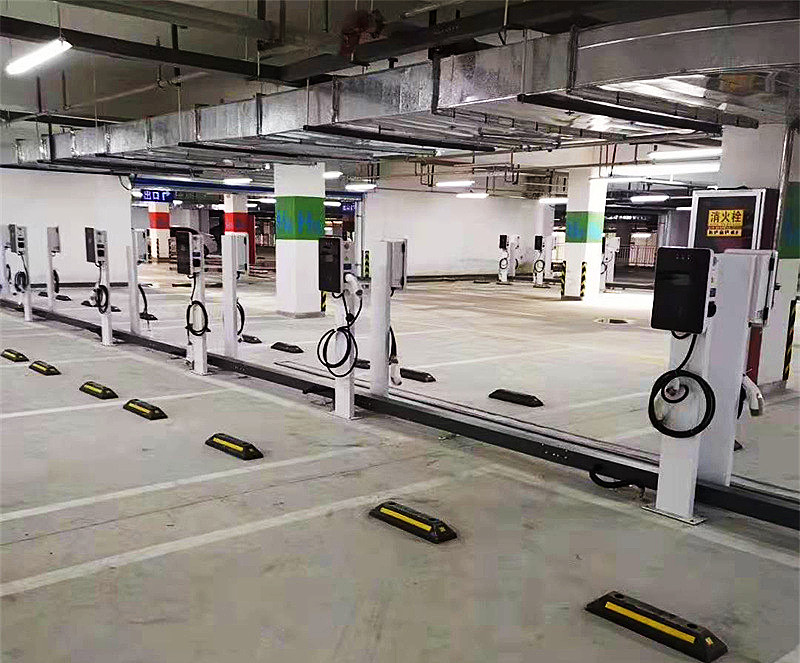 7KW充電樁小區安裝案列圖